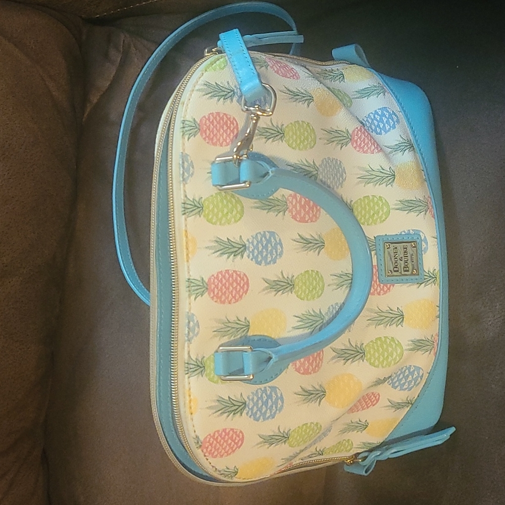 Dooney and Bourke Tiki pineapple Tote